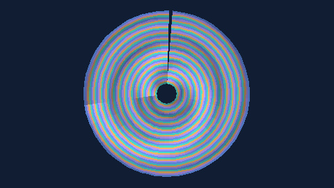 Synthetic preview of spectrogram-polar