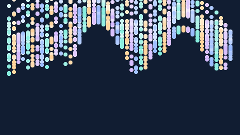 Synthetic preview of spectrum-peak-trails