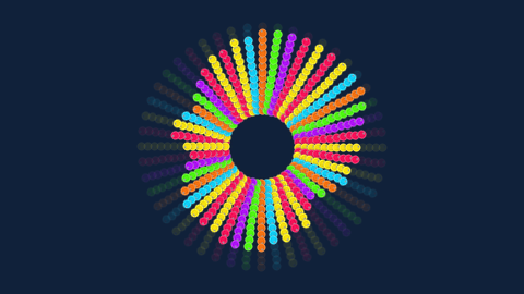 Spinning rings and radius