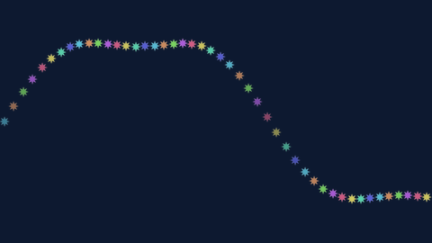 Waveform icons — glass